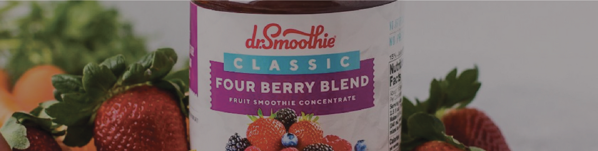 Dr. Smoothie 100% Crushed Mixed Berry Smoothie Concentrate (46oz bottle)