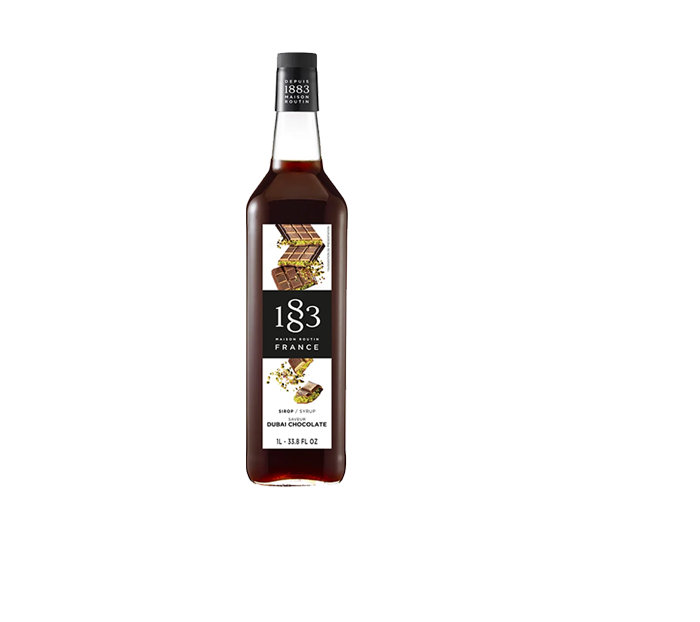 Dubai Chocolate - 1883 Syrup (1L PET Plastic Bottle)