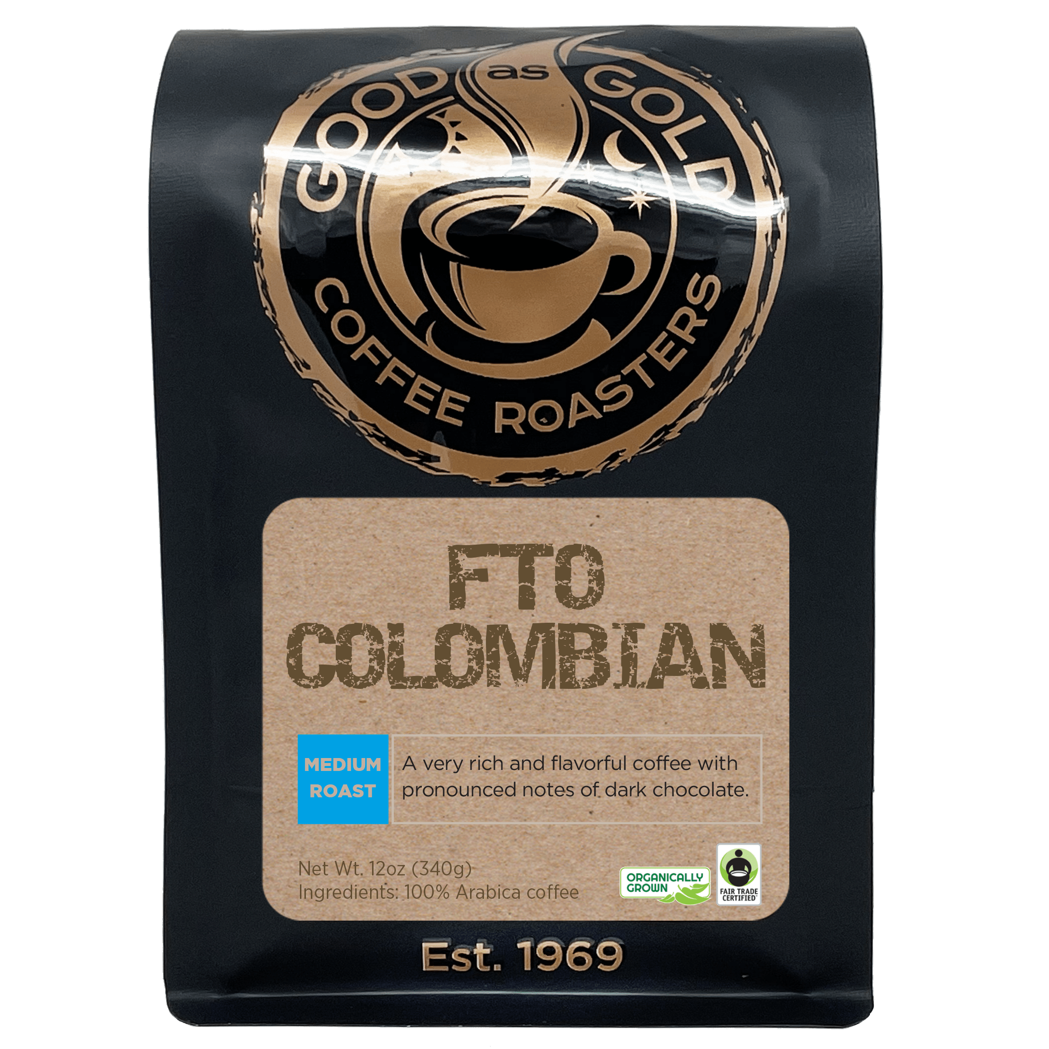 Fair Trade Colombian Coffee Beans | Good As Gold Coffee – Good as