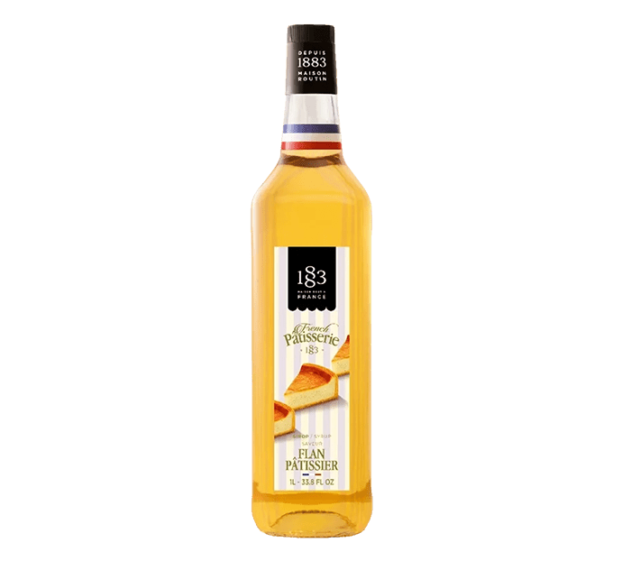Flan Pâtissier (French Custard Tart) – 1883 Syrup (1L PET Plastic Bottle) by 1883 Maison Routin | 1883 - Syrup | Good as Gold Coffee