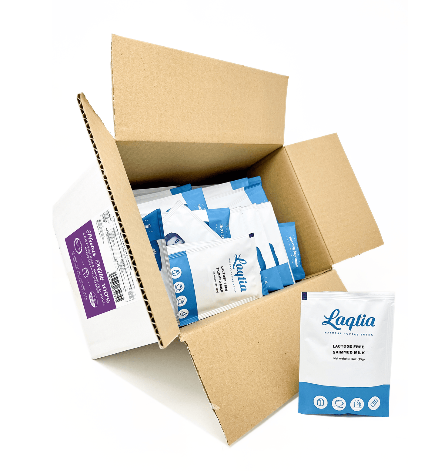 Laqtia Packets - Lactose Free Milk Sachets by laqtia | specialty powder | Good as Gold Coffee