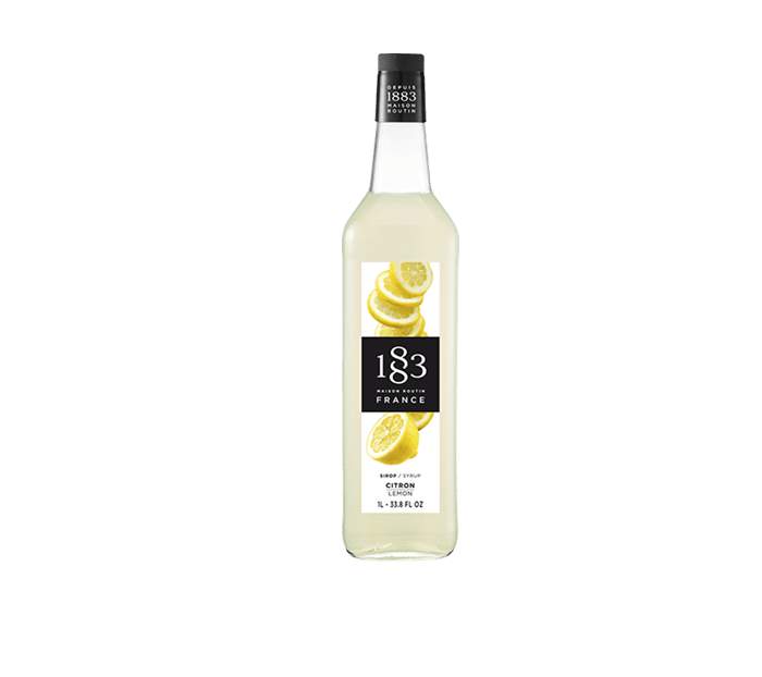 Lemon - 1883 Syrup (1L PET Plastic Bottle) by 1883 Maison Routin | 1883 - Syrup | Good as Gold Coffee