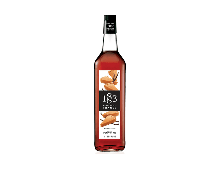 Pumpkin Pie - 1883 Syrup (1L PET Plastic Bottle) by 1883 Maison Routin | 1883 - Syrup | Good as Gold Coffee