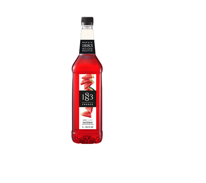 Watermelon - 1883 Syrup (1L PET Plastic Bottle) by 1883 Maison Routin | 1883 - Syrup | Good as Gold Coffee