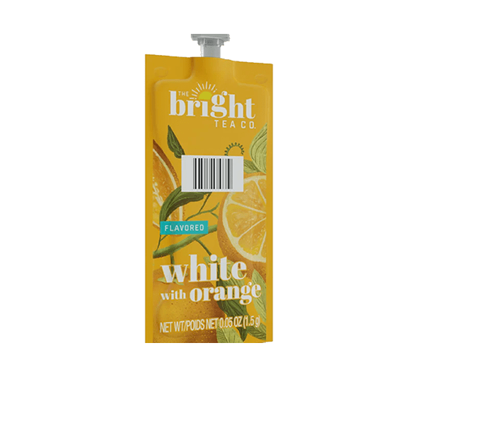 Flavia Bright Tea Company - White Tea With Orange - Flavored Tea by Flavia | Single Cup Tea | Good as Gold Coffee