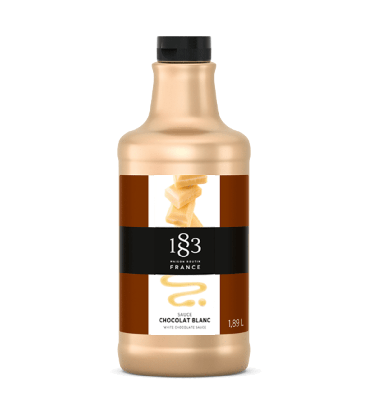 1883 White Chocolate Sauce (64oz) by 1883 Maison Routin | 1883 - Sauce | Good as Gold Coffee
