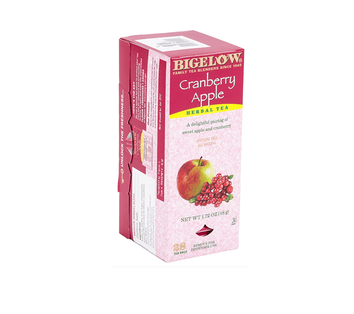 Cranberry Apple Tea Bags by Bigelow Tea | Bigelow Tea - 28ct | Good as Gold Coffee