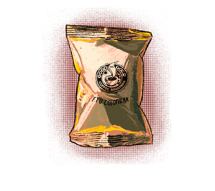 Fair Trade / Organic - Colombian - 3oz ground coffee per pack 18ct by Good as Gold | Pre - Measured Coffee Packets | Good as Gold Coffee