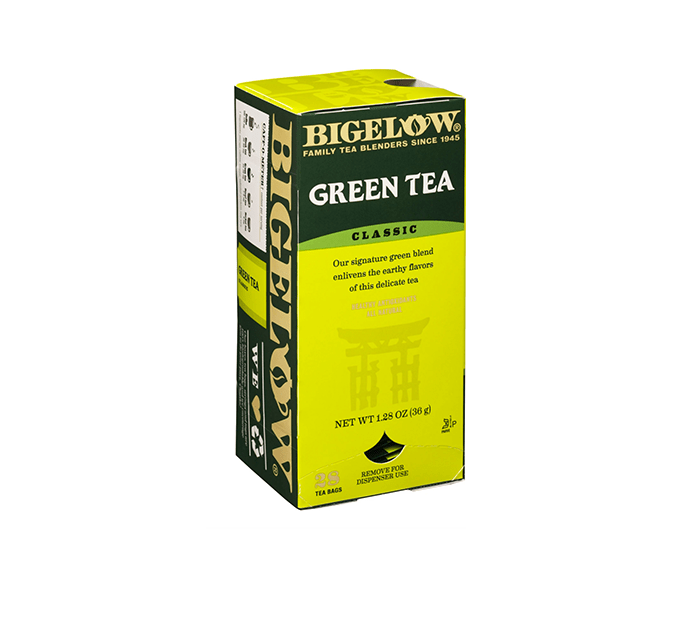 Green Tea Bags by Bigelow Tea | Bigelow Tea - 28ct | Good as Gold Coffee