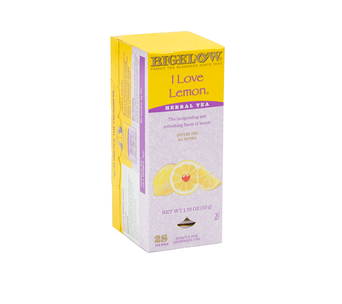 I Love Lemon Tea Bags by Bigelow Tea | Bigelow Tea - 28ct | Good as Gold Coffee
