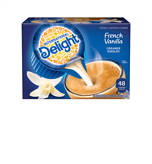 International Delight French Vanilla Creamer Singles - 48ct by Good as Gold | Breakroom Supplies - Creamer | Good as Gold Coffee