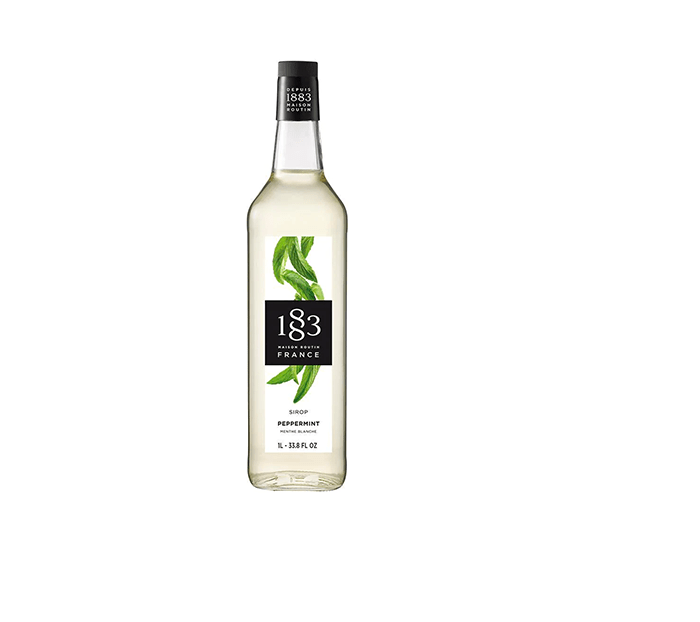 Peppermint - 1883 Syrup (1L PET Plastic Bottle) by 1883 Maison Routin | 1883 - Syrup | Good as Gold Coffee