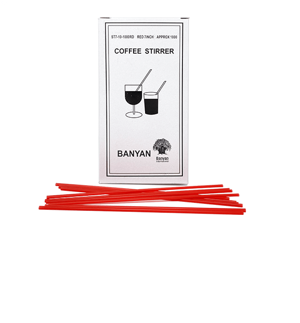 Large Plastic Stirrer 7" by Banyan | Stirrer | Good as Gold Coffee
