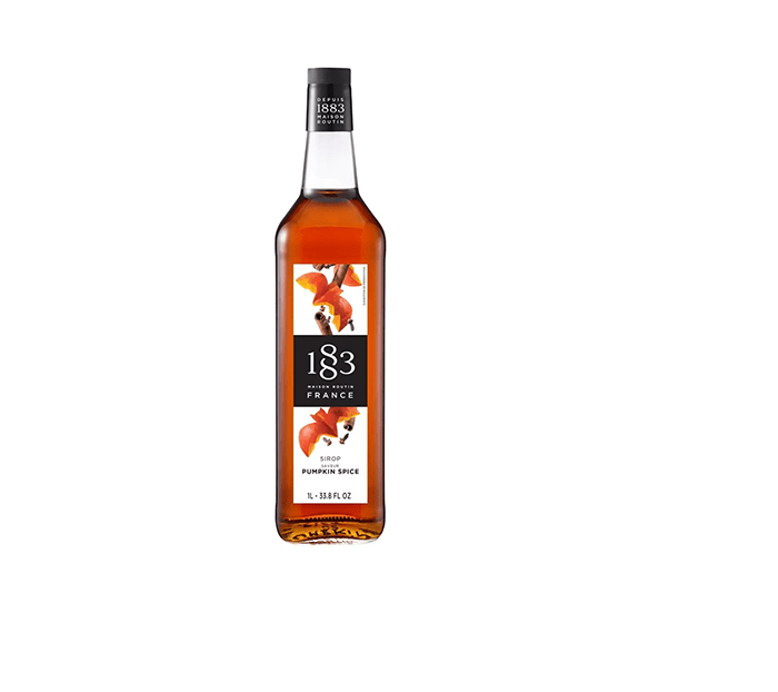 Pumpkin Spice - 1883 Syrup (1L PET Plastic Bottle) by 1883 Maison Routin | 1883 - Syrup | Good as Gold Coffee