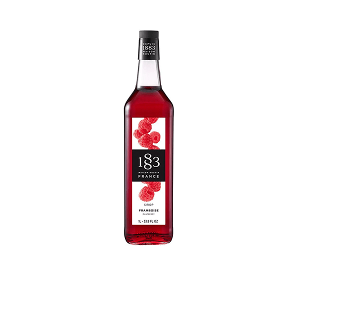 Raspberry - 1883 Syrup (1L PET Plastic Bottle) by 1883 Maison Routin | 1883 - Syrup | Good as Gold Coffee