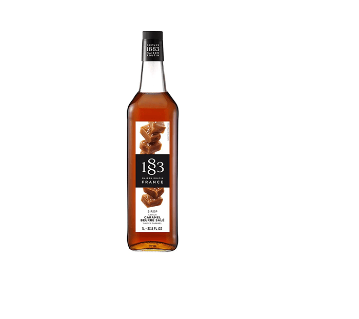 Salted Caramel - 1883 Syrup (1L PET Plastic Bottle) by 1883 Maison Routin | 1883 - Syrup | Good as Gold Coffee