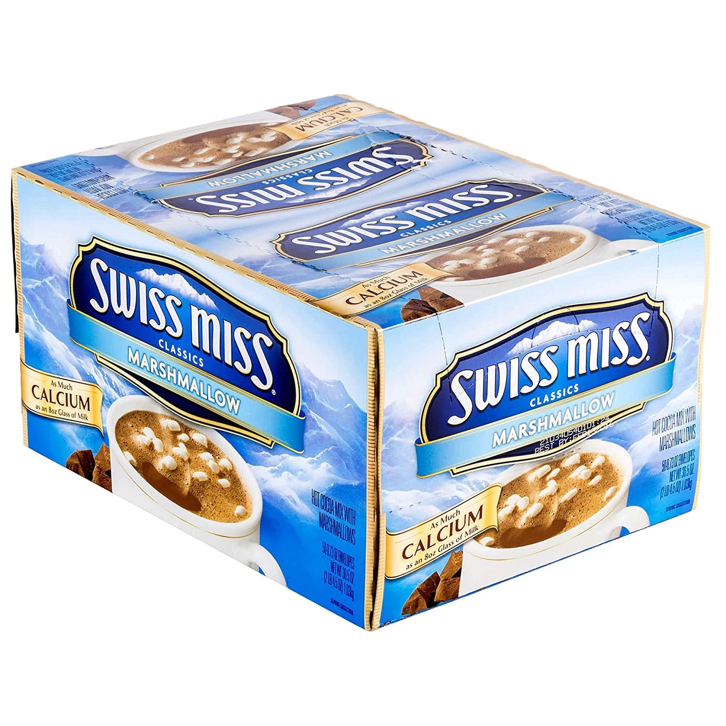 Swiss Miss Milk Hot Chocolate w/ mini marshmallows - 50ct by Swiss Miss | Breakroom Supplies - Hot Cocoa | Good as Gold Coffee