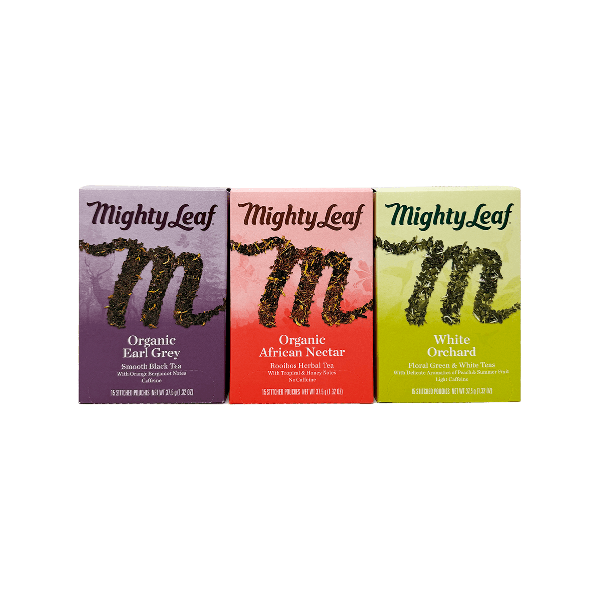 Mighty Leaf Trio – Build Your Own 3 - Box Combo (45 Tea Bags Total) by Mighty Leaf Tea | Mighty Leaf - Build Your Own | Good as Gold Coffee