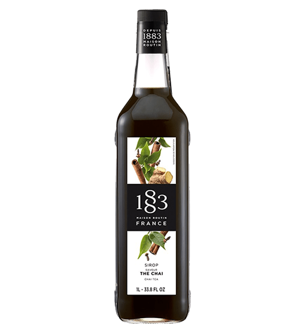 Chai Tea - 1883 Syrup (1L PET Plastic Bottle) by 1883 Maison Routin | 1883 - Syrup | Good as Gold Coffee