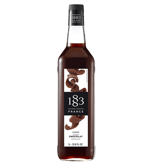 Chocolate - 1883 Syrup (1L PET Plastic Bottle) by 1883 Maison Routin | 1883 - Syrup | Good as Gold Coffee