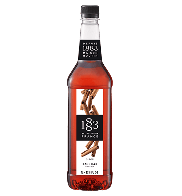 Cinnamon - 1883 Syrup (1L PET Plastic Bottle) by 1883 Maison Routin | 1883 - Syrup | Good as Gold Coffee