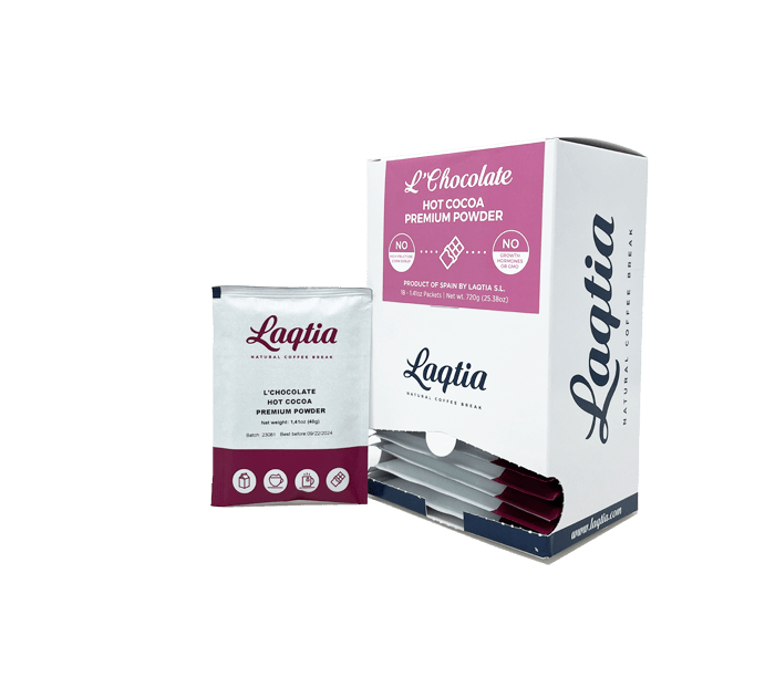 Laqtia Packets - Hot Cocoa (18ct) by laqtia | specialty powder | Good as Gold Coffee