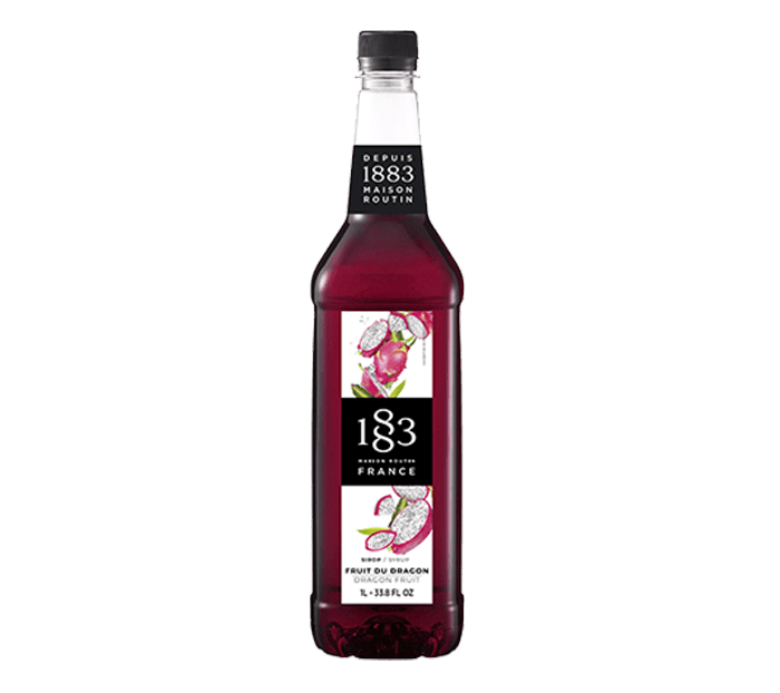Dragon Fruit - 1883 Syrup (1L PET Plastic Bottle) by 1883 Maison Routin | 1883 - Syrup | Good as Gold Coffee