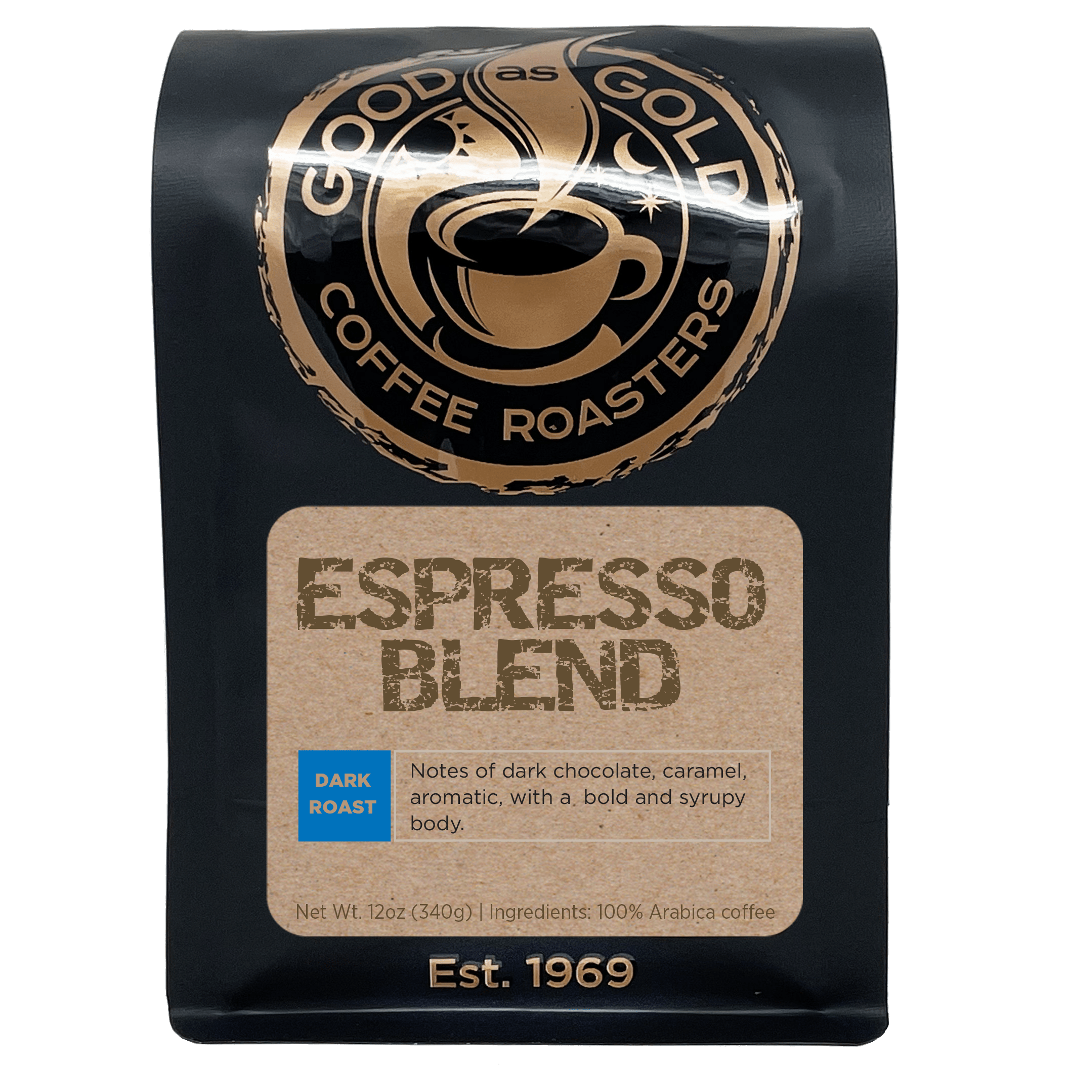 Espresso Blend (Dark Roast) by Good As Gold | Coffee Beans - Espresso | Good as Gold Coffee