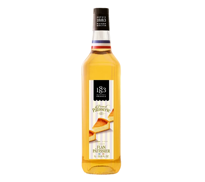 Flan Pâtissier (French Custard Tart) – 1883 Syrup (1L PET Plastic Bottle)
