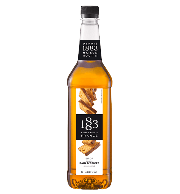 Gingerbread - 1883 Syrup (1L PET Plastic Bottle) by 1883 Maison Routin | 1883 - Syrup | Good as Gold Coffee