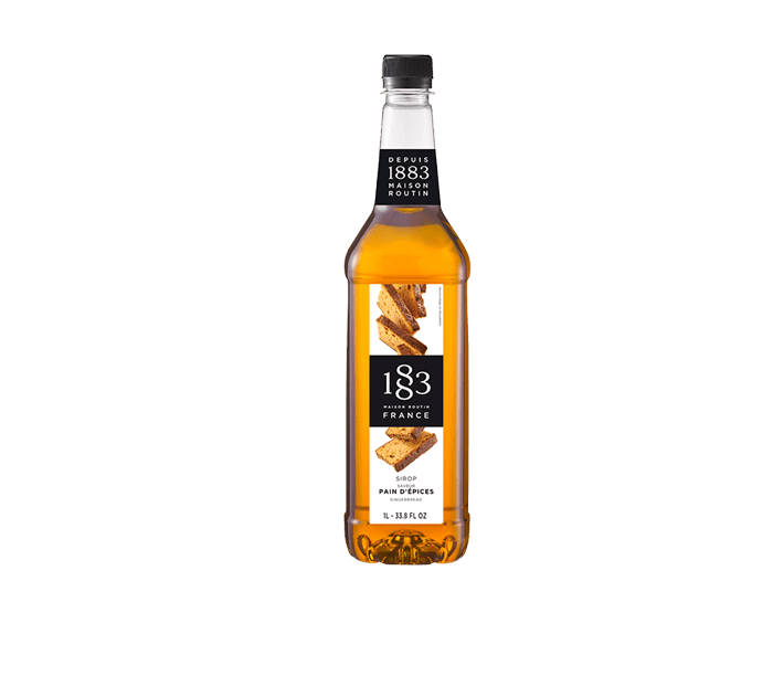 Gingerbread - 1883 Syrup (1L PET Plastic Bottle) by 1883 Maison Routin | 1883 - Syrup | Good as Gold Coffee