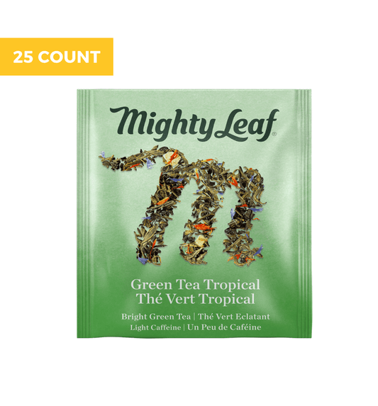 Green Tea Tropical Tea Bags - 25ct by Mighty Leaf Tea | Mighty Leaf - 25ct | Good as Gold Coffee