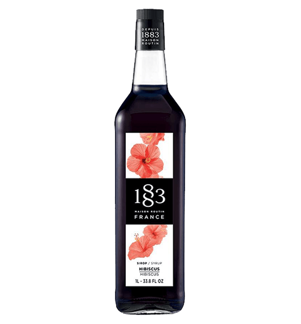 Hibiscus - 1883 Syrup (1L PET Plastic Bottle) by 1883 Maison Routin | 1883 - Syrup | Good as Gold Coffee