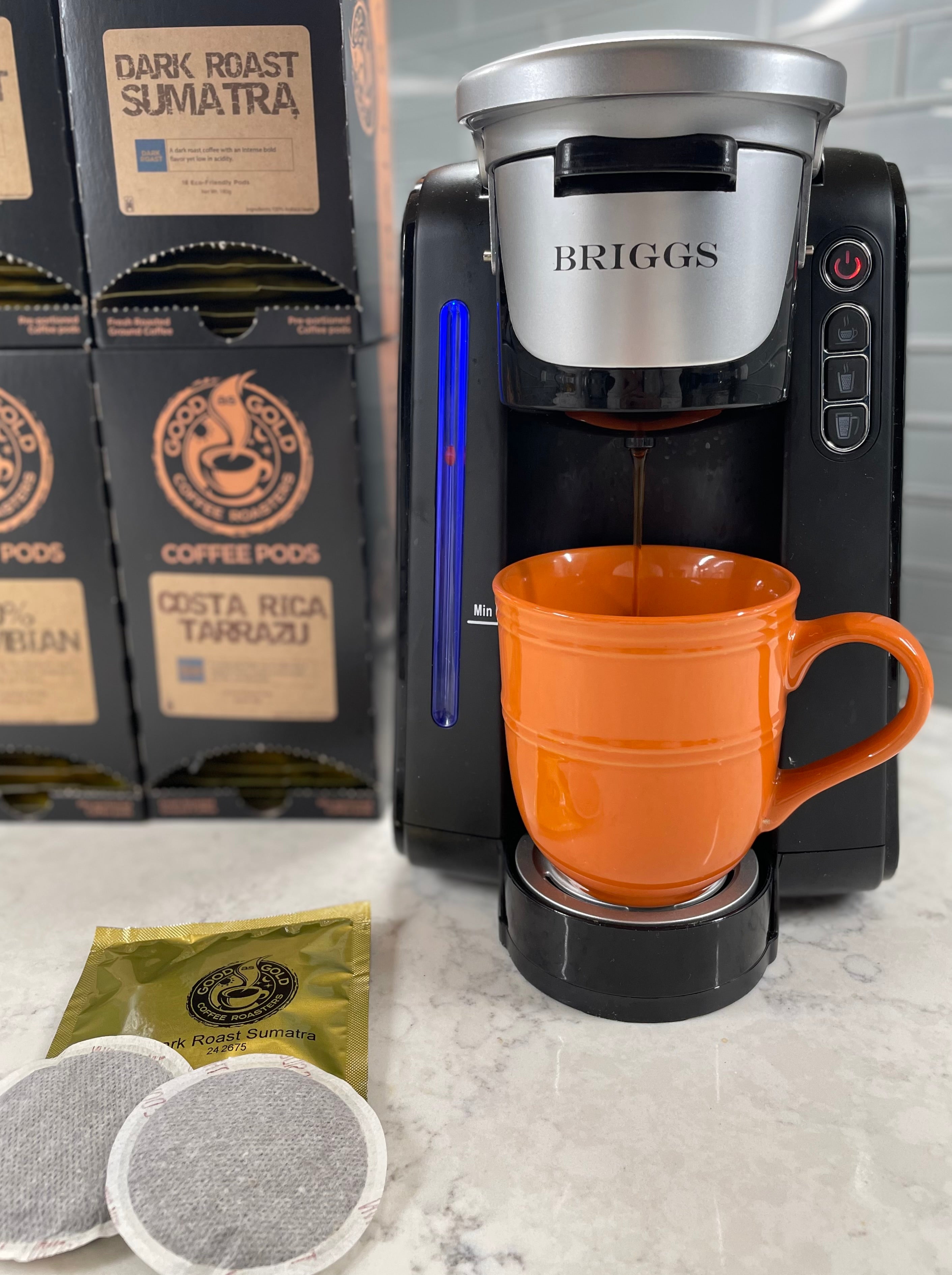 Briggs Soft Pod Coffee Pod Brewer