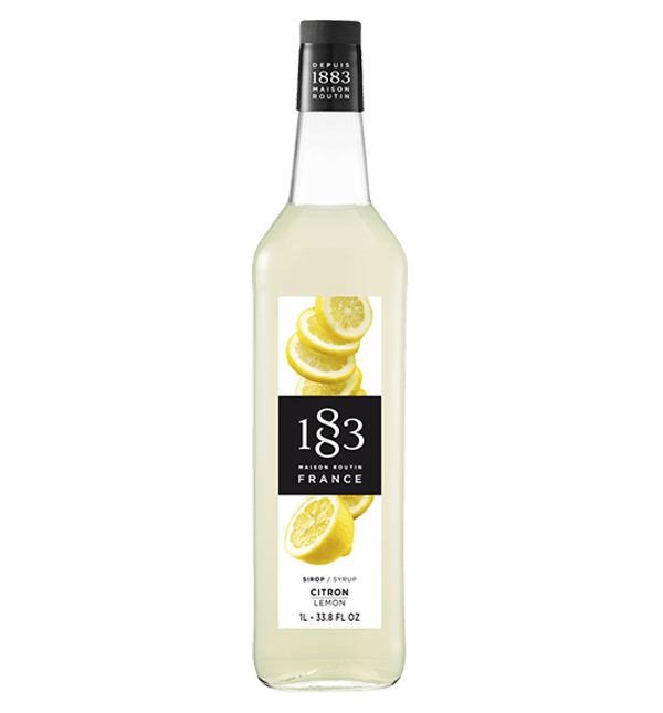 Lemon - 1883 Syrup (1L PET Plastic Bottle) by 1883 Maison Routin | 1883 - Syrup | Good as Gold Coffee