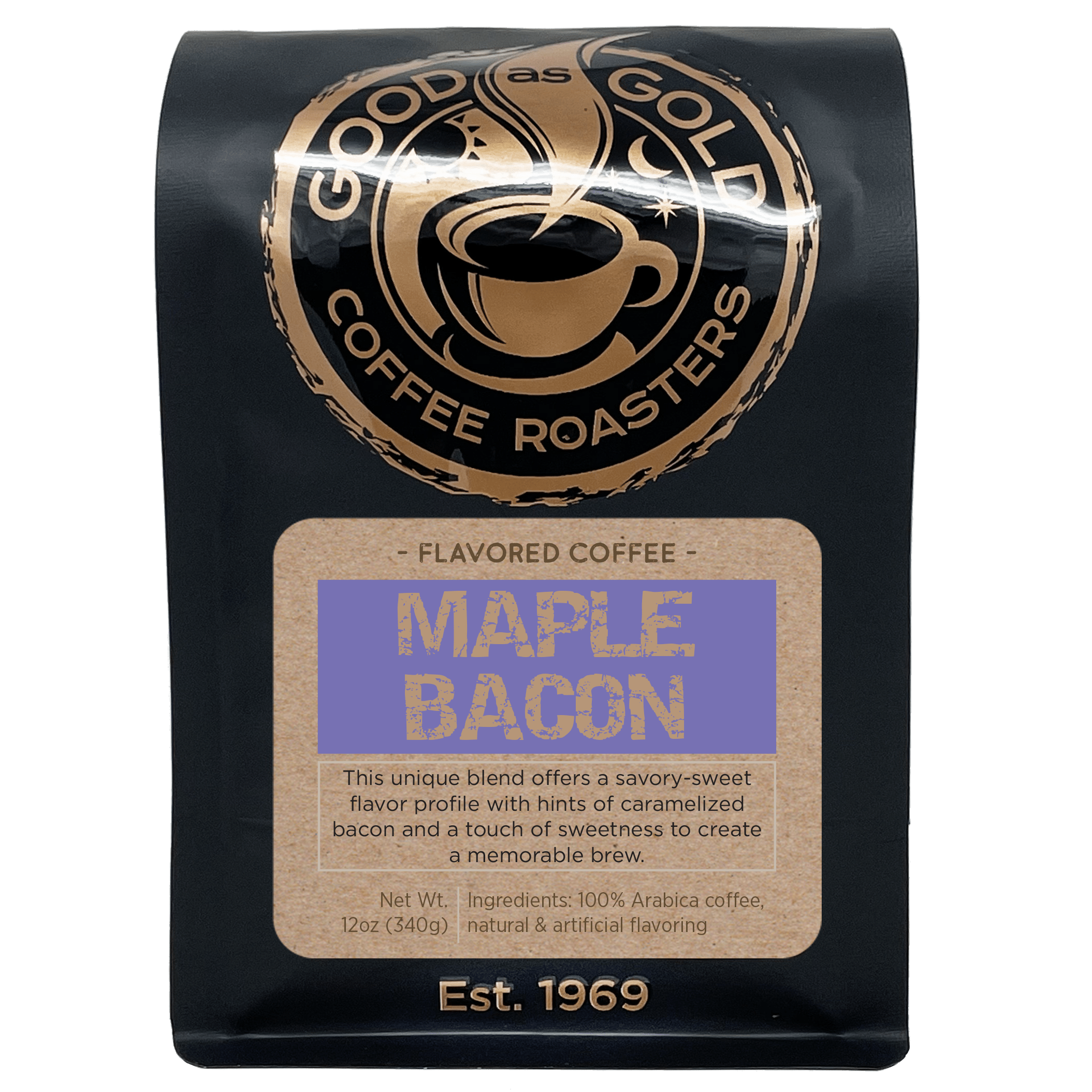 Maple Bacon by Good as Gold | Flavored - Coffee Beans | Good as Gold Coffee