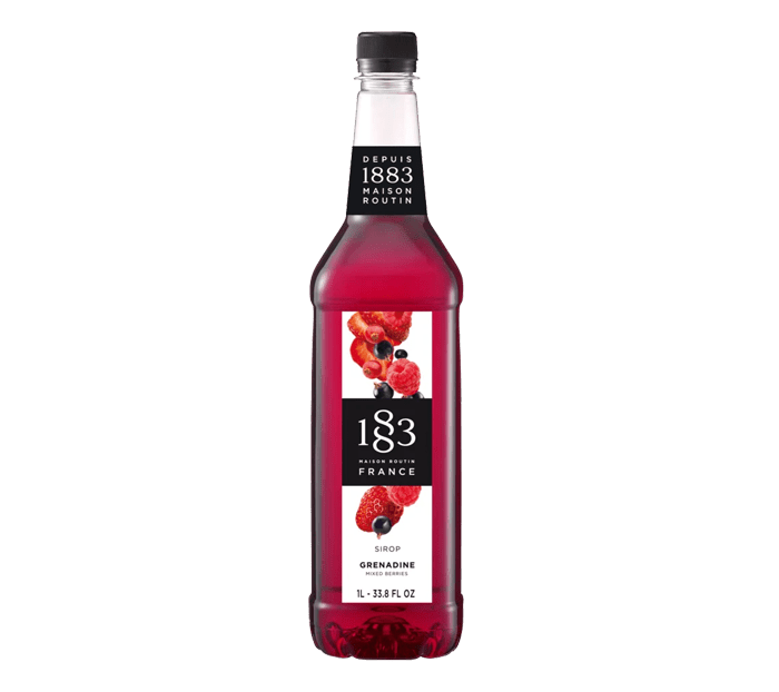 Mixed Berries - 1883 Syrup (1L PET Plastic Bottle) by 1883 Maison Routin | 1883 - Syrup | Good as Gold Coffee