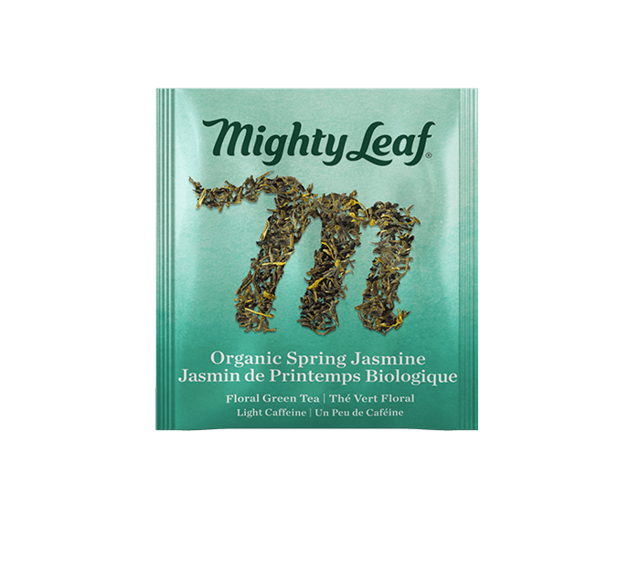 Organic Spring Jasmine Tea Bags - 25ct by Mighty Leaf Tea | Mighty Leaf - 25ct | Good as Gold Coffee