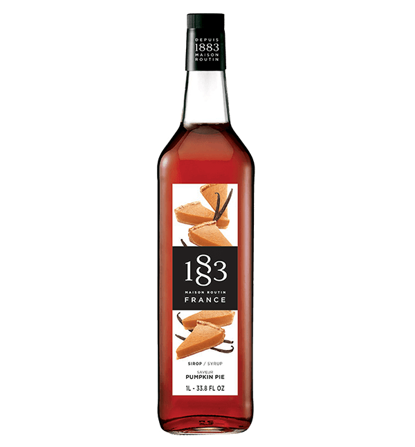 Pumpkin Pie - 1883 Syrup (1L PET Plastic Bottle) by 1883 Maison Routin | 1883 - Syrup | Good as Gold Coffee