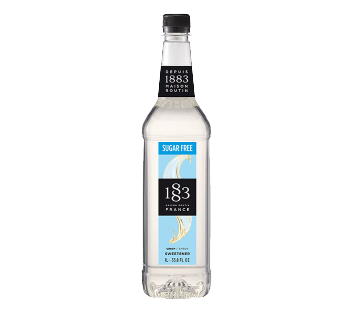 Sugar Free Sweetener - 1883 Syrup (1L PET Plastic Bottle) by 1883 Maison Routin | 1883 - Syrup | Good as Gold Coffee