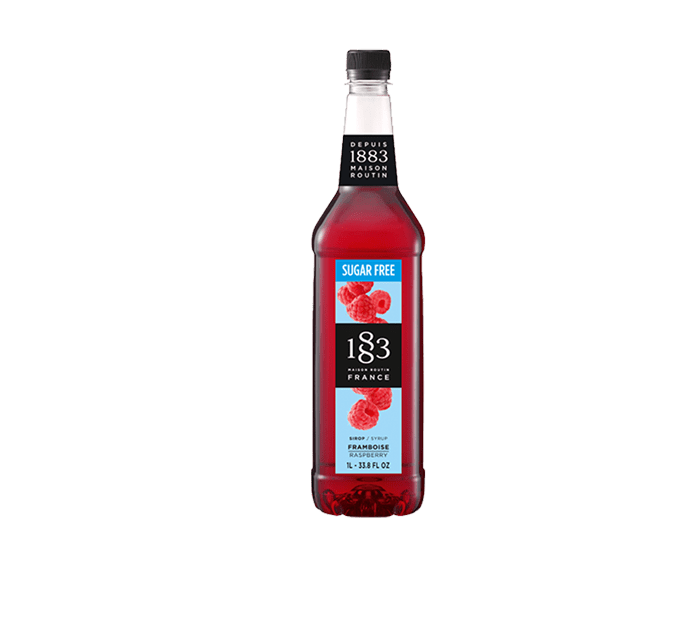 Sugar Free Raspberry - 1883 Syrup (1L PET Plastic Bottle) by 1883 Maison Routin | 1883 - Syrup | Good as Gold Coffee