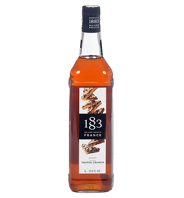 Toffee Crunch - 1883 Syrup (1L PET Plastic Bottle) by 1883 Maison Routin | 1883 - Syrup | Good as Gold Coffee