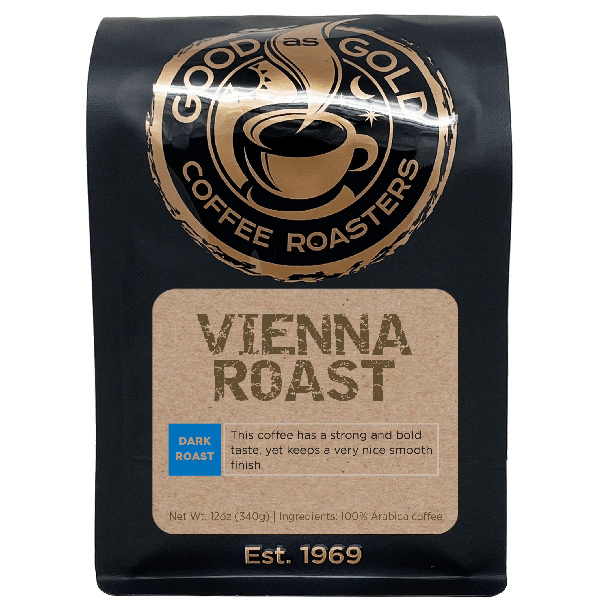 Vienna Roast (Medium / Dark Roast) by Good as Gold | Coffee Beans - Blends | Good as Gold Coffee