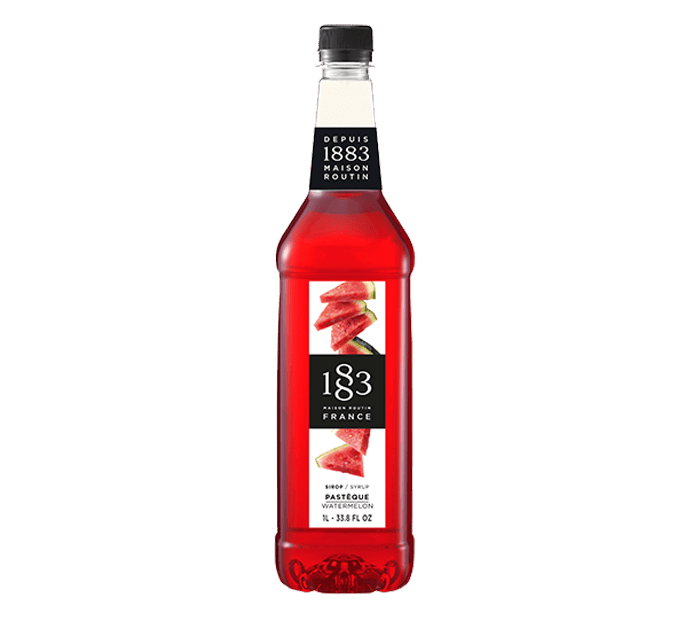 Watermelon - 1883 Syrup (1L PET Plastic Bottle) by 1883 Maison Routin | 1883 - Syrup | Good as Gold Coffee