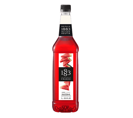 Watermelon - 1883 Syrup (1L PET Plastic Bottle) by 1883 Maison Routin | 1883 - Syrup | Good as Gold Coffee