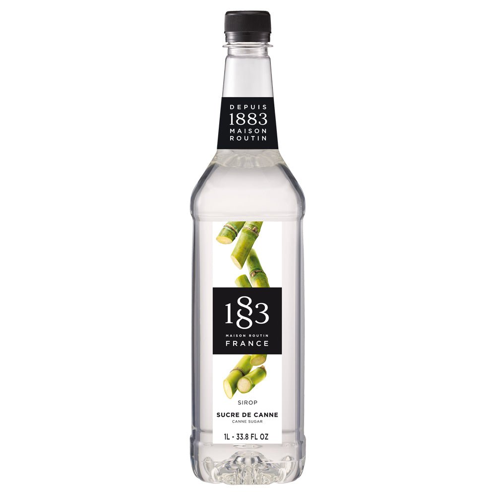 Cane Sugar - 1883 Syrup (1L PET Plastic Bottle) by 1883 Maison Routin | 1883 - Syrup | Good as Gold Coffee