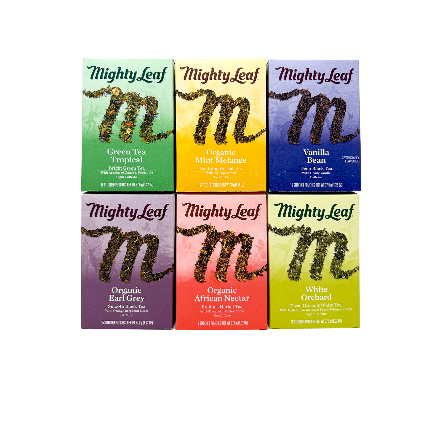 Mighty Leaf Six - Pack – Build Your Own 6 - Box Combo (90 Tea Bags Total) by Mighty Leaf Tea | Mighty Leaf - Build Your Own | Good as Gold Coffee