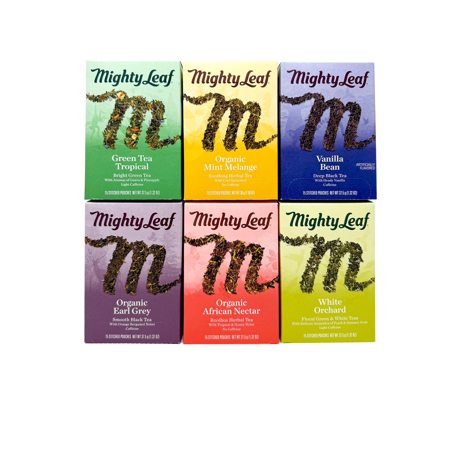 Mighty Leaf Six - Pack – Build Your Own 6 - Box Combo (90 Tea Bags Total) by Mighty Leaf Tea | Mighty Leaf - Build Your Own | Good as Gold Coffee