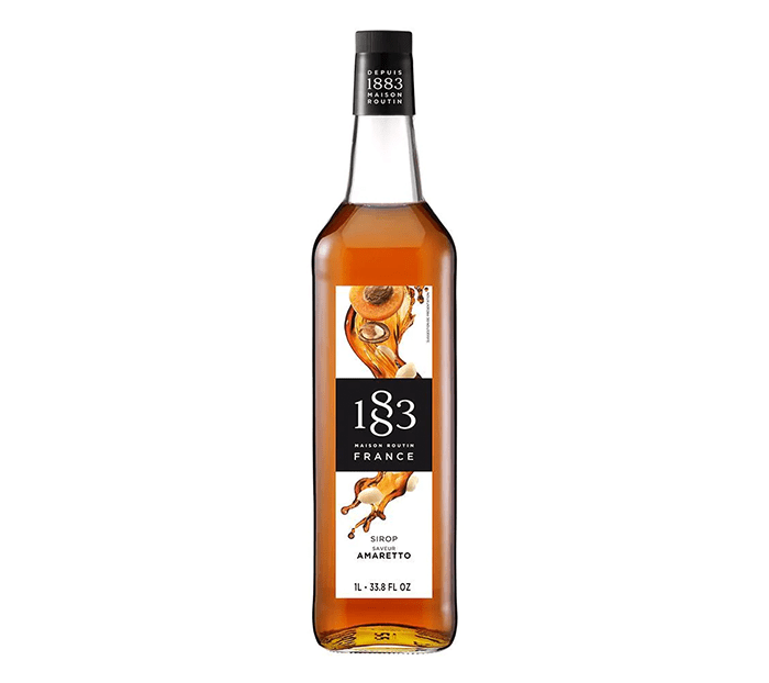 Amaretto - 1883 Syrup (1L PET Plastic Bottle) by 1883 Maison Routin | 1883 - Syrup | Good as Gold Coffee