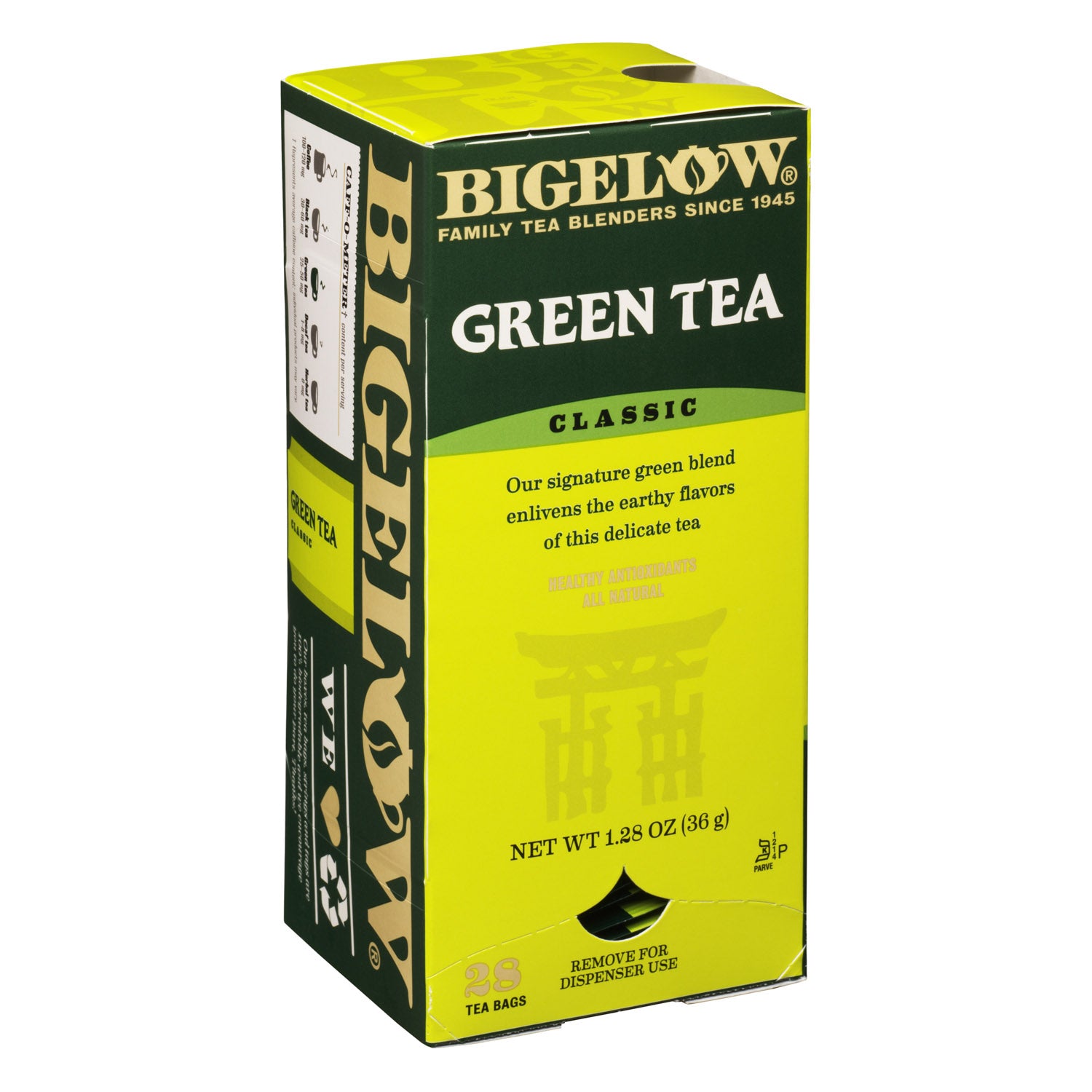 Green Tea Bags by Bigelow Tea | Bigelow Tea - 28ct | Good as Gold Coffee